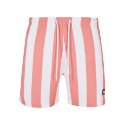 Szorty kąpielowe Urban Classics Pattern. Czerwone spodnie materiałowe męskie Urban Classics, m, bez wzorów. Za 188.50 zł.