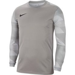 Bluza bramkarska męska Nike Dry Park IV JSY LS GK. Szare koszulki sportowe męskie Nike, m, bez wzorów, bez kołnierzyka, bez ramiączek, do piłki nożnej. Za 181.62 zł.