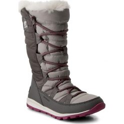 Śniegowce SOREL - Whitney Lace NL2742 Quarry 052. Szare śniegowce i trapery damskie Sorel, z gumy. W wyprzedaży za 339.00 zł.