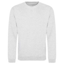 Bluza Unisex Dla Dorosłych Z Bawełny Ringspun. Szare bluzy męskie AWDIS, l, bez wzorów, z bawełny, bez kaptura. Za 107.99 zł.