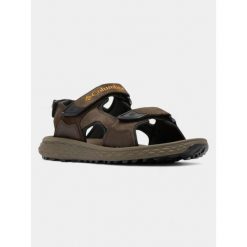 Sandały męskie Columbia KONOS HIKER 3-STRAP. Brązowe sandały męskie Columbia, bez zapięcia. Za 329.00 zł.