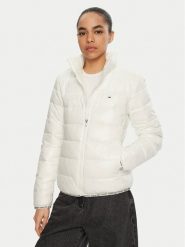 Tommy Jeans Kurtka zimowa Essential DW0DW19312 Écru Regular Fit. Kurtki damskie Tommy Jeans, na zimę, m, bez wzorów, z jeansu, bez kaptura. Za 699.99 zł.