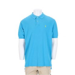 Second life - Ralph Lauren koszulka męska z krótkim rękawem - Stan bardzo dobry. Niebieskie koszulki polo męskie Ralph Lauren, l, bez wzorów, z materiału, bez kołnierzyka, bez ramiączek, na golfa. Za 114.98 zł.