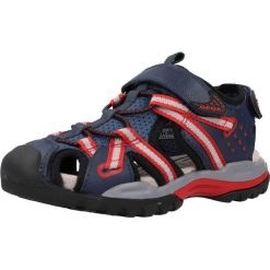 Sandały GEOX J BOREALIS BOY B Niebieski. Niebieskie sandały męskie Geox, z syntetyku, bez zapięcia. Za 142.99 zł.