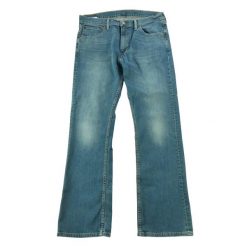 Levi Strauss spodnie jeansowe męskie 527 Slim Bootcut. Niebieskie spodnie sportowe męskie Levi's, l, bez wzorów, z jeansu. Za 102.20 zł.