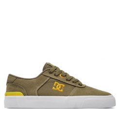 Tenisówki DC Shoes. Brązowe trampki męskie DC Shoes, bez wzorów, bez zapięcia. Za 219.99 zł.