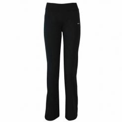 Spodnie treningowe damskie Reebok 318285. Czarne spodnie sportowe damskie Reebok, m, bez wzorów, z bawełny, na fitness i siłownię. Za 182.00 zł.