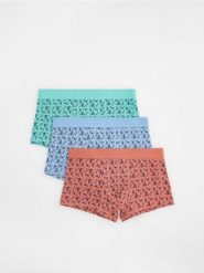 3 pack bokserek Classic - jasnoniebieski. Niebieskie bokserki męskie Reserved, l, bez wzorów. Za 69.99 zł.