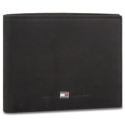 Portfel Tommy Hilfiger. Czarne portfele męskie Tommy Hilfiger, bez wzorów. Za 229.99 zł.