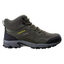 Buty Hi-Tec Hendon Mid Wp 92800376982 zielone. Zielone trekkingi męskie . Za 370.74 zł.