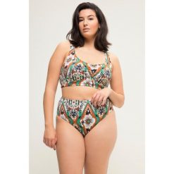 Damskie Figi od bikini wysoki stan print na całej powierzchni. Brązowe bikini damskie Ulla Popken, l, bez wzorów, plus size. Za 93.99 zł.