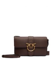 PINKO Torebka Love One Classic Slouchy Fl PLTT 104524 A2OX Brązowy. Brązowe torebki do ręki damskie Pinko, bez wzorów, ze skóry, bez dodatków. Za 1,759.00 zł.