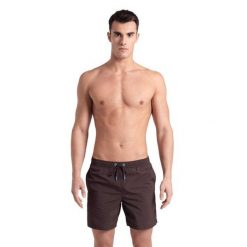 Spodenki szorty męskie krótkie plażowe Arena Solid Boxer. Brązowe kąpielówki męskie Arena, m, bez wzorów, krótkie, do pływania. Za 171.98 zł.