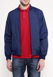 LEE BOMBER JACKET MEDIEVAL BLUE L87UWD13. Niebieskie kurtki męskie Lee, l, bez wzorów, bez kaptura. Za 279.99 zł.