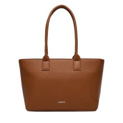 Torebka Lasocki. Brązowe torebki do ręki damskie Lasocki, bez wzorów, bez dodatków. Za 189.99 zł.