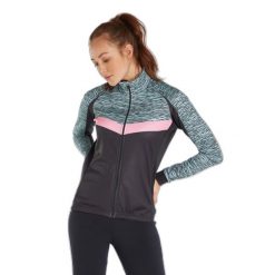 Damska wodoodporna kurtka z długim rękawem Protest Prtalmonds. Czarne kurtki sportowe damskie Protest, bez wzorów, bez kaptura, rowerowe. Za 422.00 zł.