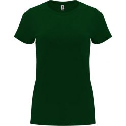 Damska Koszulka Z Krótkim Rękawem Capri. Zielone koszulki sportowe damskie ROLY, l, bez wzorów, bez kołnierzyka, bez ramiączek, trekkingowe. Za 31.99 zł.