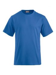 Clique Classic-T z przędzonej, upranej bawełny - T-shirt męska. Niebieskie t-shirty męskie CLIQUE, m, bez wzorów, z bawełny, bez kołnierzyka. Za 93.11 zł.