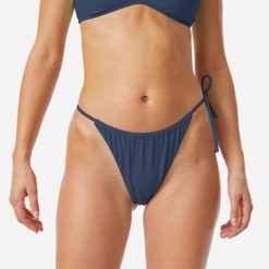 Dół kostiumu kąpielowego damski Roxy Tie Side Cheeky. Niebieskie bikini damskie Roxy, m, bez wzorów. Za 69.99 zł.