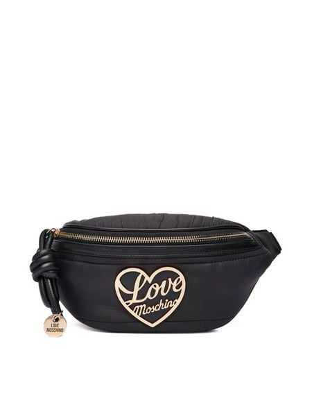 LOVE MOSCHINO Nerka JC4355PP0NKY100A Czarny. Czarne torebki do ręki damskie Love Moschino, bez wzorów, z materiału, bez dodatków. Za 369.99 zł.