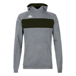 Bluza z kapturem Kappa Daccio. Czarne buty sportowe męskie Kappa, bez zapięcia, na fitness i siłownię. Za 263.50 zł.
