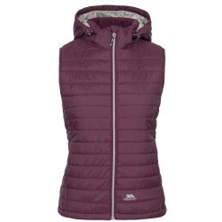 Trespass Aretha - Damska kamizelka casualowa Ryc. Czarne kurtki damskie Trespass, bez wzorów, bez kaptura. W wyprzedaży za 181.05 zł.