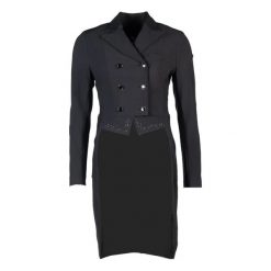 Marynarka damska HKM Jill. Czarne żakiety damskie HKM, z aplikacjami, z materiału, eleganckie. Za 694.00 zł.
