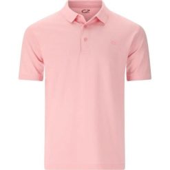 Polo Cruz Harrold. Czerwone koszulki polo męskie CRUZ, m, bez wzorów, eleganckie, bez ramiączek. Za 120.50 zł.