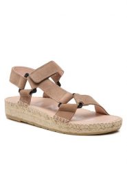 Manebi Espadryle Hiking Sandals W 1.9 JH Beżowy. Brązowe sandały damskie Manebi, bez wzorów, ze skóry, bez obcasa, bez zapięcia. Za 419.99 zł.