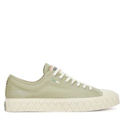 Trampki Palladium. Szare trampki i tenisówki damskie Palladium, bez wzorów, bez zapięcia. Za 269.99 zł.