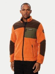 Napapijri Polar Yupik NP0A8AZU Brązowy Regular Fit. Brązowe bluzy męskie Napapijri, l, bez wzorów, z polaru, bez kaptura. Za 879.99 zł.