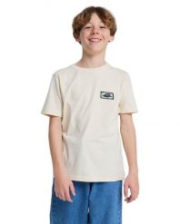 Koszulka z krótkim rękawem dla Chłopcy SERENITY SPLASH Beżowy. Brązowe t-shirty dla chłopców Quiksilver, bez wzorów, z bawełny, bez ramiączek. Za 47.50 zł.