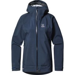 Damska kurtka wodoodporna Haglöfs Front. Niebieskie kurtki sportowe damskie Haglöfs, bez wzorów, bez kaptura, trekkingowe. Za 1,064.50 zł.