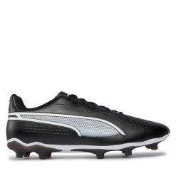 Buty do piłki nożnej Puma. Czarne buty sportowe męskie Puma, bez zapięcia. Za 259.99 zł.