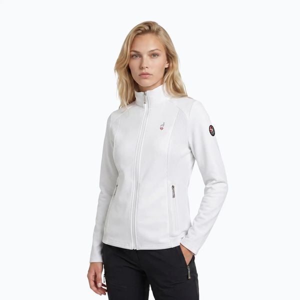 Bluza trekkingowa damska na zamek DIANE. Niebieskie bluzy damskie Aulp, m, bez wzorów, z dzianiny, bez kaptura. Za 287.70 zł.