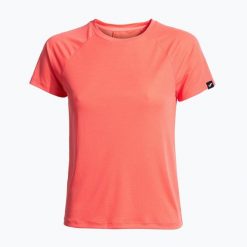 Koszulka do biegania damska Joma R-Night Iconic. Czerwone koszulki sportowe damskie Joma, xs, bez wzorów, bez kołnierzyka, bez ramiączek, do biegania. Za 129.99 zł.