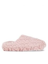 DeeZee Kapcie WFA3223-1 Różowy. Czerwone kapcie damskie DeeZee, bez wzorów, z materiału. Za 69.99 zł.