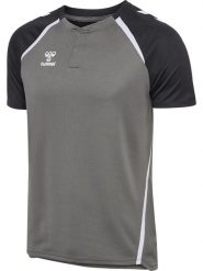 Koszulka sportowa Hummel hml Lead 2.0 Polo. Szare koszulki polo męskie Hummel, m, bez wzorów, z materiału, bez kołnierzyka, bez ramiączek, na fitness i siłownię. Za 134.00 zł.