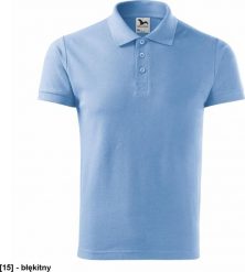 MALFINI Cotton Heavy 215 - ADLER - Koszulka polo męska, 220 g/m, 100% bawełna, - błękitny L. Niebieskie koszulki polo męskie Malfini, l, bez wzorów, z bawełny, bez ramiączek. Za 43.55 zł.