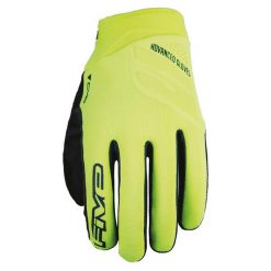 Rękawiczki NEO - FLUO YELLOW (żółty fluorescencyjny) - S/8. Żółte rękawiczki męskie FIVE GLOVES, na zimę, bez wzorów, z lycry. Za 266.95 zł.