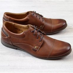 Półbuty męskie skórzane casual brązowe Gregor. Półbuty na co dzień męskie Gregor. Za 125.00 zł.