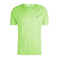 Koszulka męska FILA Ridgecrest. Zielone koszulki sportowe męskie Fila, m, bez wzorów, z materiału, bez kołnierzyka, bez ramiączek. Za 169.99 zł.