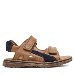 Sandały Froddo. Brązowe sandały chłopięce Froddo, bez zapięcia. Za 229.99 zł.