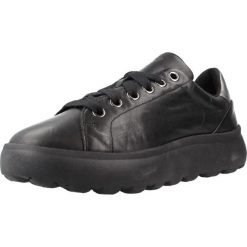 Buty GEOX D SPHERICA EC4.1 Czarny. Czarne obuwie sportowe damskie Geox, bez wzorów, ze skóry, na fitness i siłownię. Za 371.99 zł.
