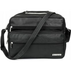 Torba męska na ramię czarna Beltimore F71. Czarne torby na laptopa męskie bez wzorów. Za 208.99 zł.
