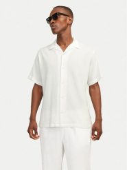 Jack & Jones Koszula Luke 12255781 Biały Relaxed Fit. Białe koszule męskie Jack & Jones, m, bez wzorów, z bawełny, bez kołnierzyka, bez ramiączek. Za 89.99 zł.