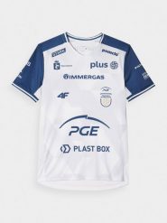 4F Koszulka meczowa replika domowa z sezonu 2024/25 męska 4F x PGE Projekt Warszawa - multikolor XL. Koszulki sportowe męskie 4f, m, bez wzorów, z dzianiny, klasyczne, bez kołnierzyka. Za 189.99 zł.