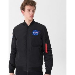 Kurtka bomber NASA - Czarny. Kurtki męskie marki House. Za 189.99 zł.