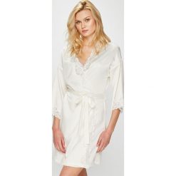 Lauren Ralph Lauren - Szlafrok. Szare szlafroki damskie Lauren Ralph Lauren, z poliesteru. W wyprzedaży za 299.90 zł.