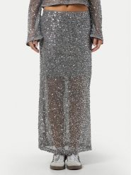 Noisy May Spódnica maxi Paila 27032024 Srebrny Relaxed Fit. Szare spódnice damskie Noisy may, m, bez wzorów, z syntetyku, maxi. Za 129.99 zł.